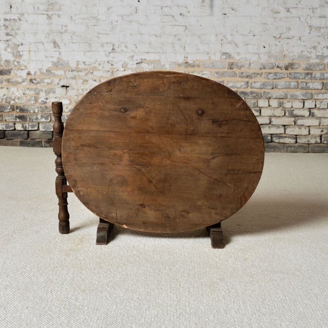 Mid 19th Century 19th Century French Oak Table De Vin (E) For Sale - Image 5 of 9
