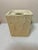 Hand painted Ceramic Tissue Box Cover. Faux stone. Made in the 2000s.