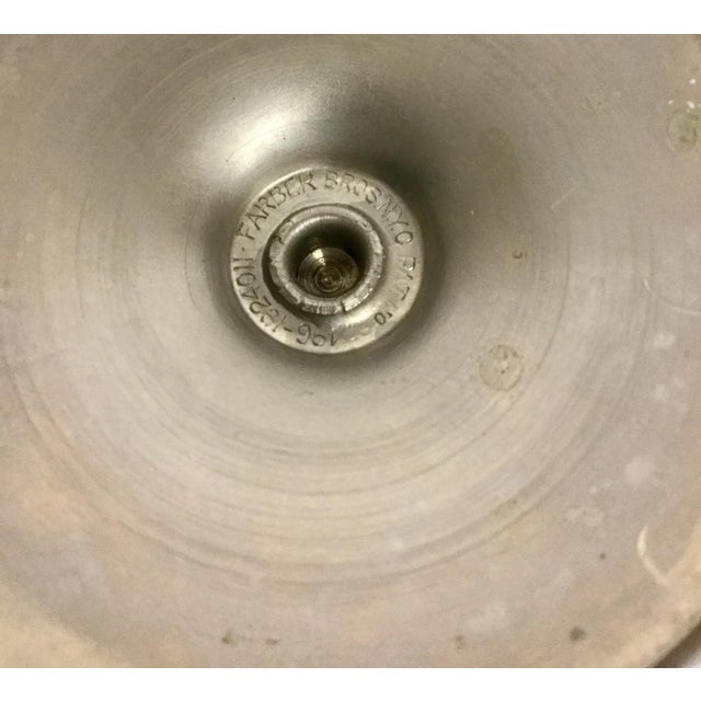 1950s Art Deco Amethyst Chrome Toasting Cups - Set of 3 For Sale - Image 9 of 12