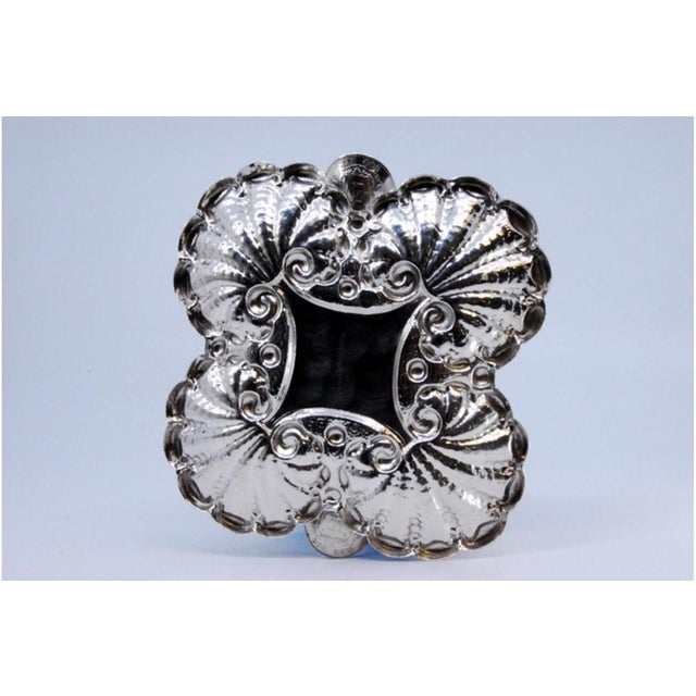 Silver Ashtray with Shells and Charles I Coins For Sale - Image 4 of 9