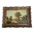 Antique 19th Century Landscape Rural Cottage Scene Oil Painting For Sale