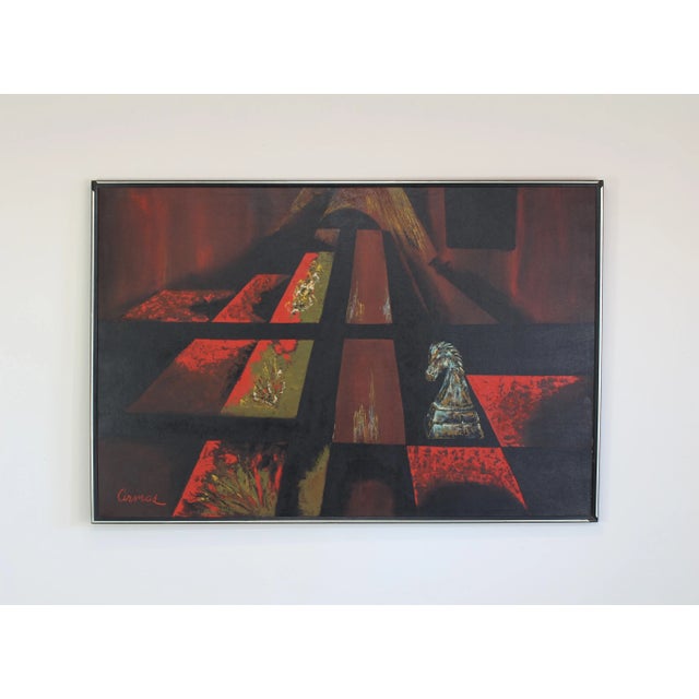 Abstract Expressionist Painting on Canvas For Sale - Image 4 of 7