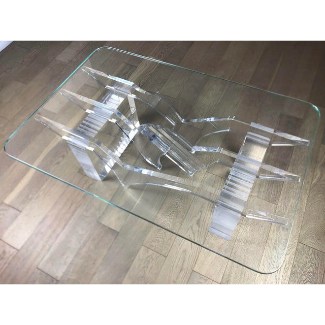 Joseph Galvan- Icarus Lucite Coffeee Table 1990 For Sale In Santa Fe - Image 6 of 8