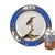 Royal Blue Bird Display Plates from Chelsea House, 1980s, Set of 4 For Sale - Image 10 of 11