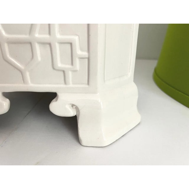 Chapman Fretwork Pagoda Lamp & Shade For Sale - Image 10 of 14