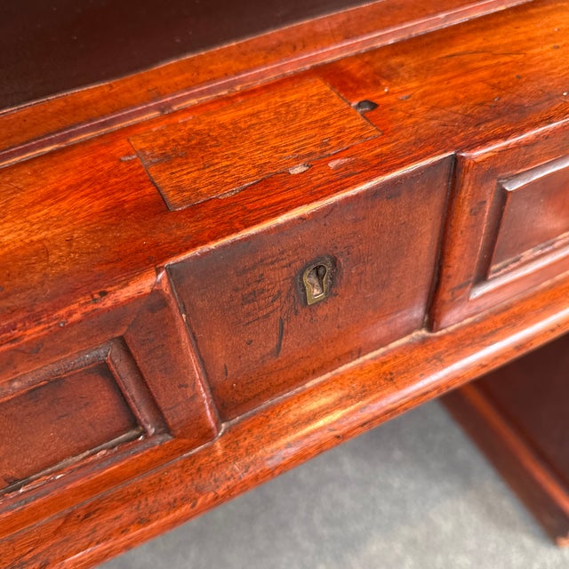 English Roll Top Victorian Secretaire, Circa 1860 For Sale - Image 10 of 12