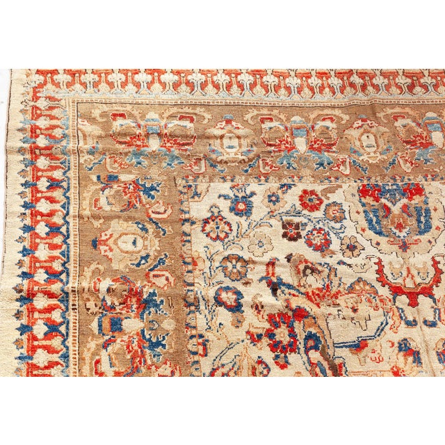 Brown Turkish Ghiordes Rug For Sale - Image 8 of 8