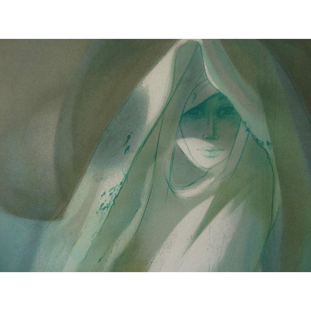 Jean-Baptiste VALADIE Brassens: The Ghost Original lithograph (1976) On Arches vellum Signed in pencil Numbered /200...