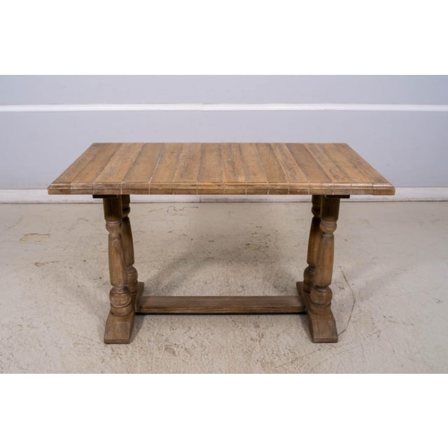 Age: C.2017 Details: Boheme Garnier High Quality Construction Weathered Wood Construction Antique White Wash Finish...