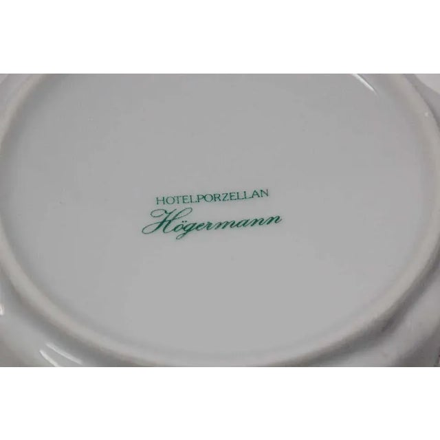 White White Porcelain Bone China Ashtray Made in Germany For Sale - Image 8 of 10