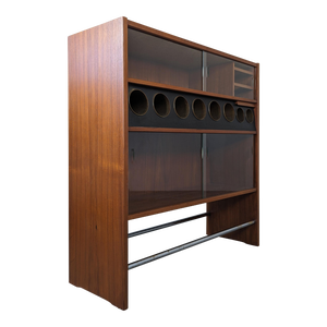 1960s Free Standing "Hm3" Dry Bar by Poul Heltborg for Heltborg Mobler, Denmark