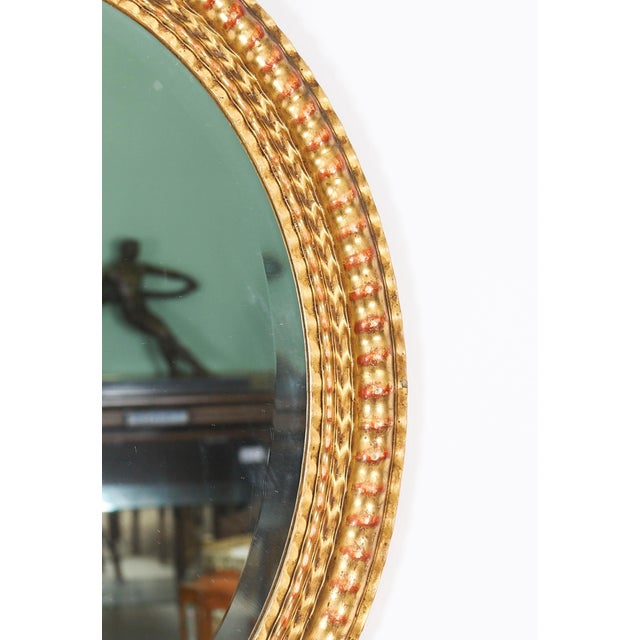 Antique French Rococo Oval Giltwood Mirrors, 1800s, Set of 2 For Sale - Image 11 of 14