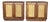 Pair of American of Martinsville Wonderwood Walnut & Cane Nightstands For Sale