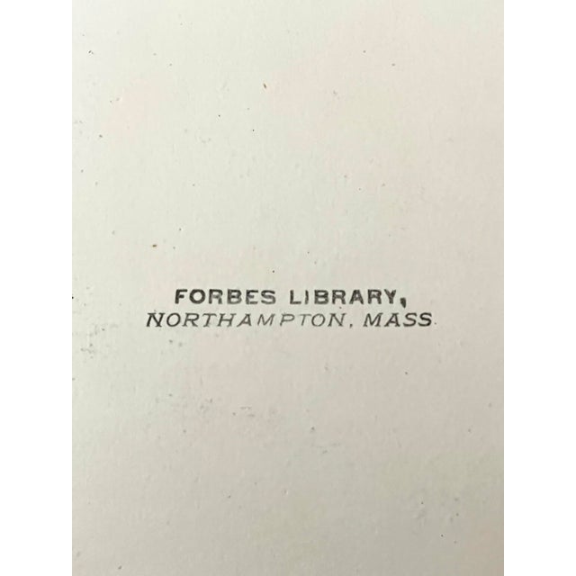 Printmaking Materials Antique French Etching Chateau Chambord Interior With Grand Staircase DaVinci Designed. For Sale - Image 7 of 7