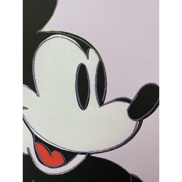 Mid-Century Modern After Andy Warhol, Mickey , 1980s, Lithograph For Sale - Image 3 of 9