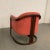 Wood Mid-Century Modern Upholstered Barrel Club Chair For Sale - Image 7 of 8
