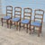Early 20th Century French Country Shell Carved Walnut Ladder Back Dining Chairs W/ Upholstered Sprung Seats, Set of 4 For Sale - Image 10 of 10