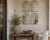 Set of Four Vintage White-Washed Iron Arched Window-Style Wall Mirrors For Sale - Image 11 of 12