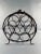 Vintage Late 1900s Circular Wrought Iron Metal Wine Rack For Sale - Image 9 of 12