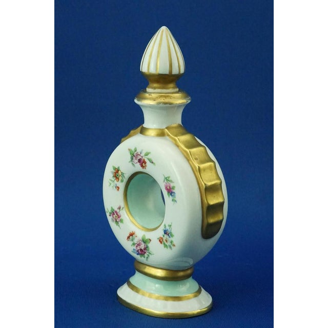 18th Century Hard Porcelain Perfume Bottle from Limoges, France, 1750s For Sale - Image 4 of 18