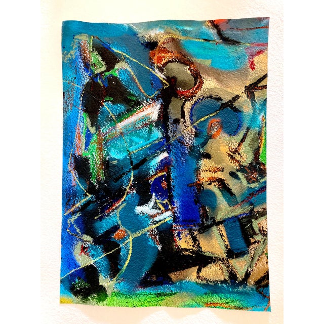 Abstract Expressionism “Banshee” Contemporary Abstract Mixed-Media Painting by Erik Sulander For Sale - Image 3 of 3