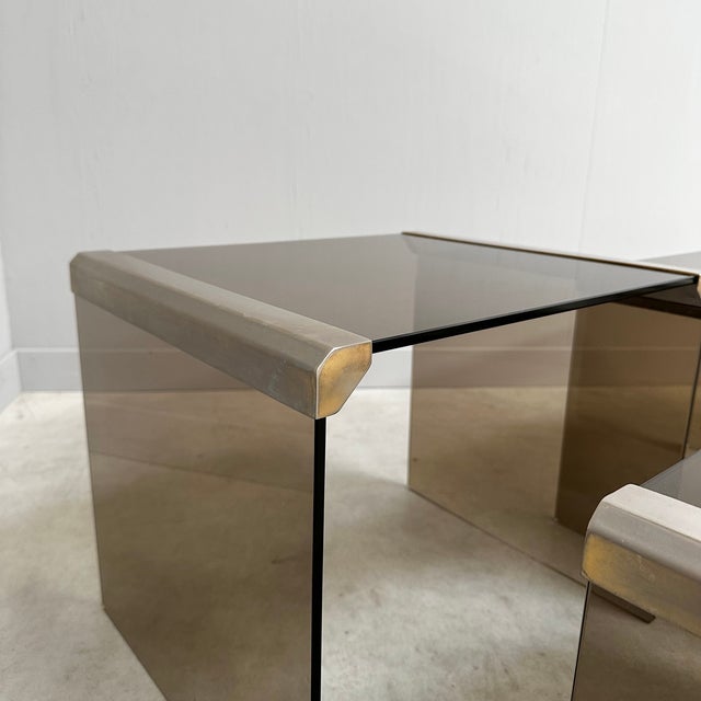1970s T35 Nesting Tables by Pierangelo Gallotti for Gallotti & Radice, Italy, 1970s, Set of 3 For Sale - Image 5 of 9