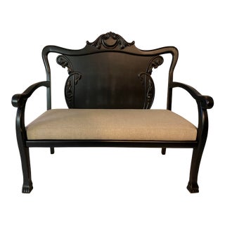 Early 20th Century Empire Style Bench Settee For Sale