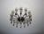 Vintage Metal Chandelier by Scolari, 1970s For Sale - Image 9 of 12