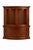 Late 20th Century Late 20th Century Baker Furniture Bow Front Architectural Display Cabinet – Two Piece, Convex Front, Lighted Interior For Sale - Image 5 of 9