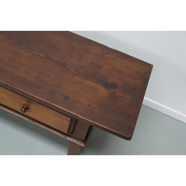 Rustic 19th Century Spanish Farmhouse Rustic Chestnut Coffee Table For Sale - Image 3 of 17