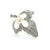 1990s Mikimoto Estate Akoya Pearl Brooch Pin Sterling Silver For Sale In New York - Image 6 of 9