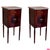 Art Nouveau Mahogany Nightstands with Marble Top, 1900s, Set of 2 For Sale - Image 11 of 11