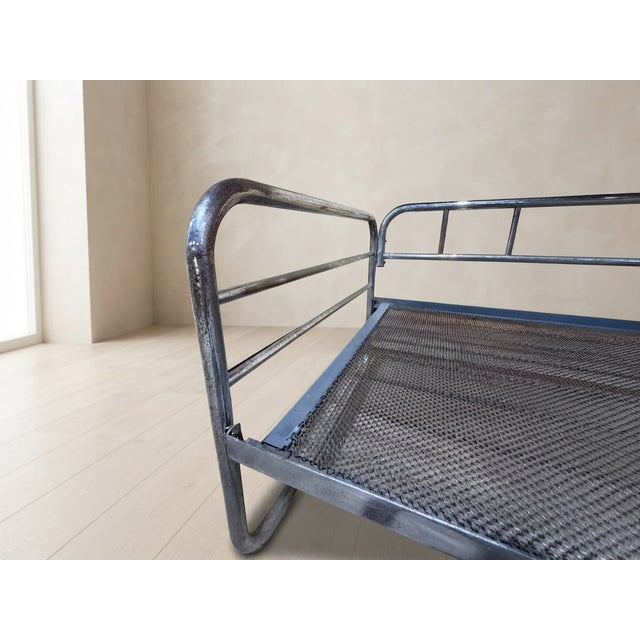 Vintage Chrome Tubular Steel Daybed Frame, Czechoslovakia, 1970 For Sale - Image 9 of 10