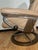 Ekornes Stressless 2017 Recliner/Ottoman (Norwegian Luxury)” Medium Size For Sale - Image 9 of 12
