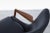 Black Danish Modern Black Leather and Walnut Lounge Chairs by Ib Kofod Larsen for Selig For Sale - Image 8 of 11