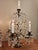 Exquisite Pair of Vintage Crystal Girandole Candelabra 5 Light Mantel Garnitures For Sale - Image 6 of 18