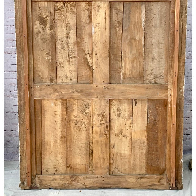 French Neoclassical White Painted and Parcel Gilt Pier Mirrors - A Pair For Sale - Image 10 of 12