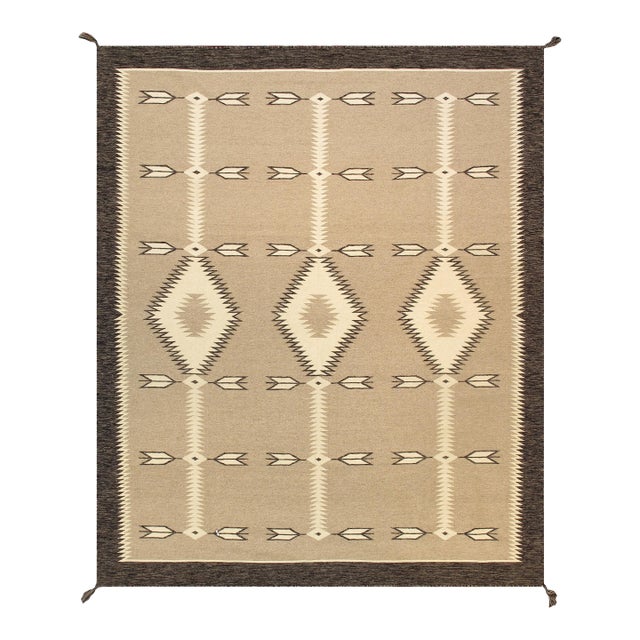 Pasargad Home Tuscany Mocha Wool Area Rug- 9' 0'' X 12' 2'' For Sale