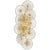 2020s Julie Neill for Visual Comfort Signature Gianna 21" Layered Sconce in Gild with Gold Fleck Glass For Sale - Image 5 of 13
