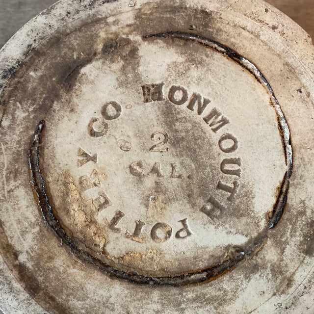 Antique Primitive Monmouth Stoneware Pottery 2 Gallon Crock For Sale - Image 12 of 12