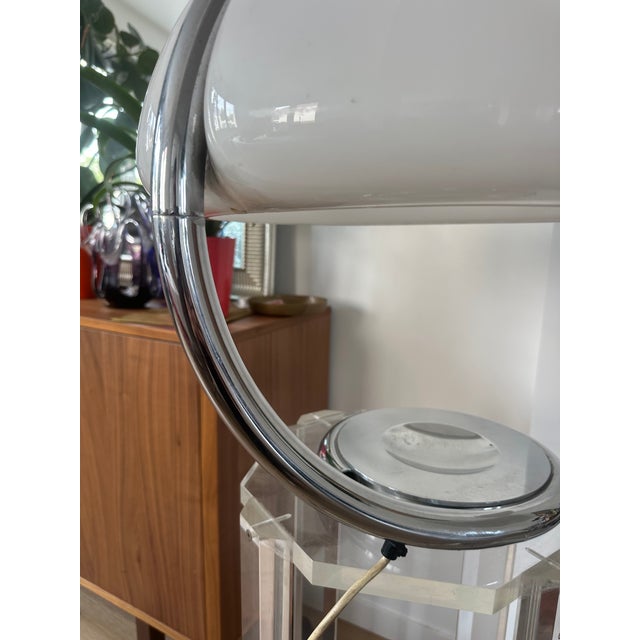 Serpente Lamp First Chrome Edition from Martinelli Luce, 1960s For Sale - Image 11 of 13