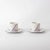 1980s German Porcelain Coffee Cups with Saucers from Scherzer Bavaria, 1980s, Set of 4 For Sale - Image 5 of 10