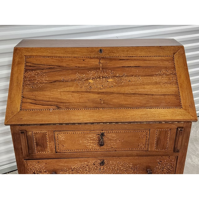 Wood Antique Late 19th Century French Secretary Desk For Sale - Image 7 of 18