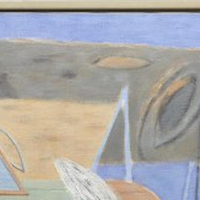 Mário Américo, Abstract Composition, 1988, Oil Painting on Canvas For Sale - Image 4 of 6