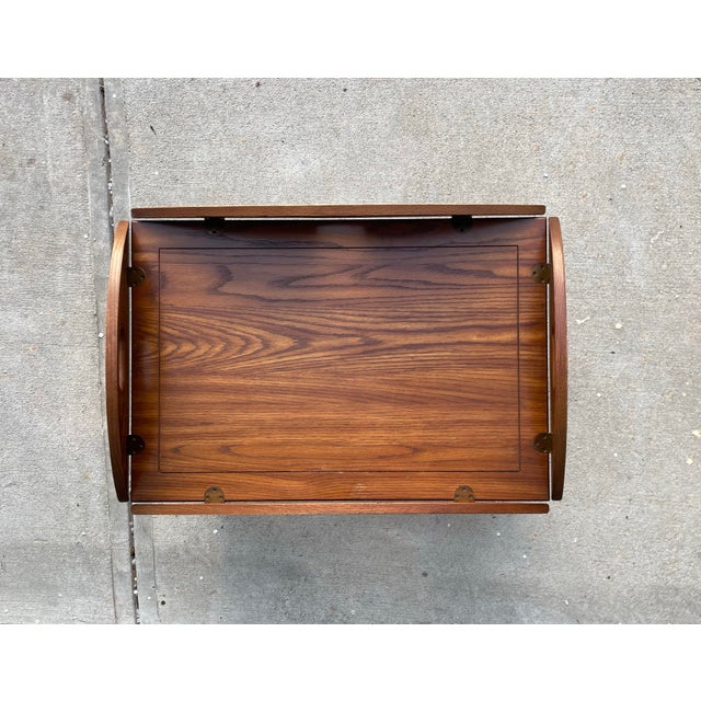 Pennsylvania House Vintage Pennsylvania House Butler’s Tray Coffee Table – Solid Wood For Sale - Image 4 of 11