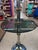 Vintage Mid Century Modern Chrome & Brass Floor Lamp Glass Table Hollywood Regency Faux Bamboo For Sale In Atlanta - Image 6 of 10