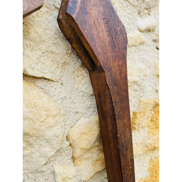 Antique Walnut Carpenter Compass by E. Ducretet, 1870s For Sale - Image 16 of 18