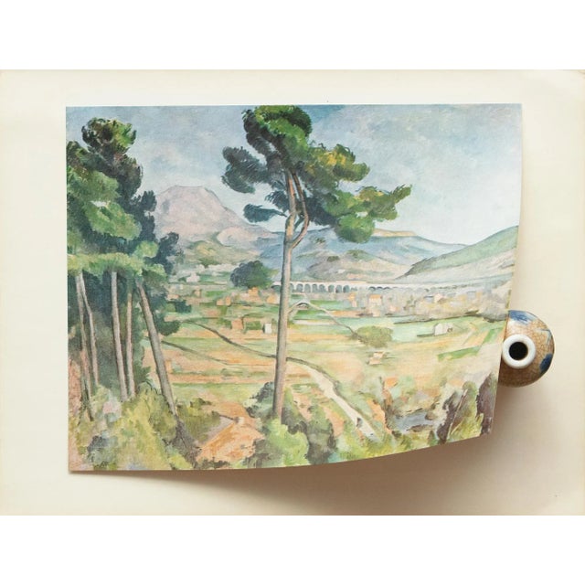 1950s 1956 After Paul Cezanne "Mont Sainte-Victoire", Full-Color Print For Sale - Image 5 of 7