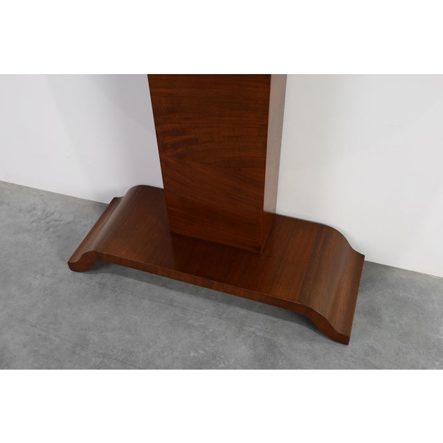 Art Deco Console Table in Walnut Veneer, 1920s For Sale - Image 10 of 12