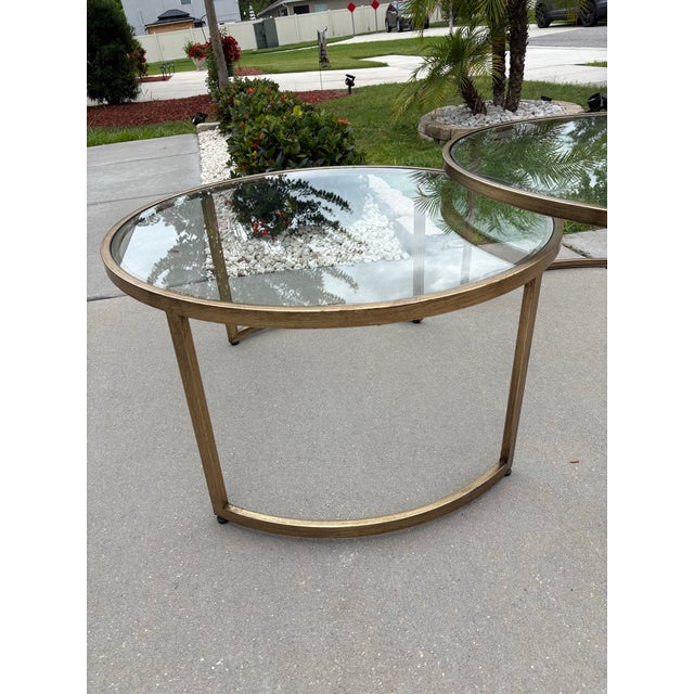 Expensive set of oversized coffee table Used, still in great condition Price is firm! Please no low balls! Uttermost Rhea...